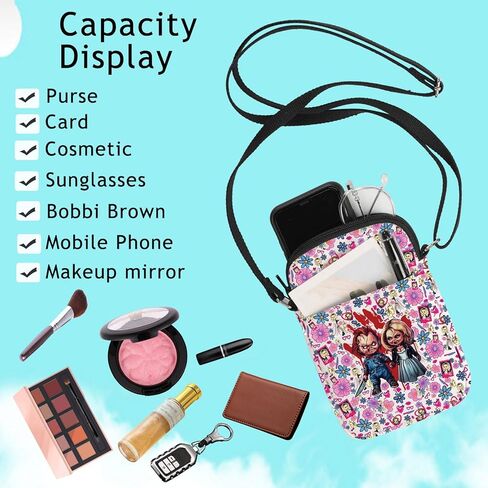 G2TUP Killer Doll Crossbody Bag Evil Doll Fans Gift Horror Shoulder Bag Murderous Toy Merchandise in Saudi Arabia