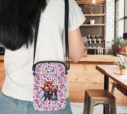 G2TUP Killer Doll Crossbody Bag Evil Doll Fans Gift Horror Shoulder Bag Murderous Toy Merchandise in Saudi Arabia