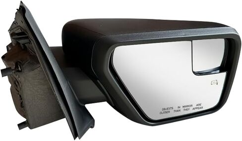 Textured Black Door Mirror Assembly fit for Ford F150 2021-2024 Power Heated and Manual Folding with Temperature Sensor 7P Right Passenger Side in Saudi Arabia