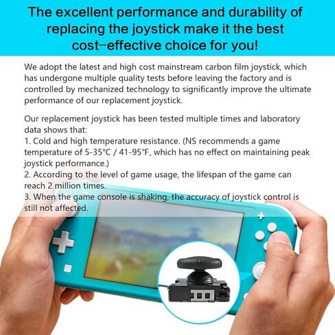 SmaFsan for Slide Rail Replacement for Nintendo Switch Joy con Controller, Left Right Slider Rail with Middle Button Holder,Buckle Lock (Left) in Kuwait