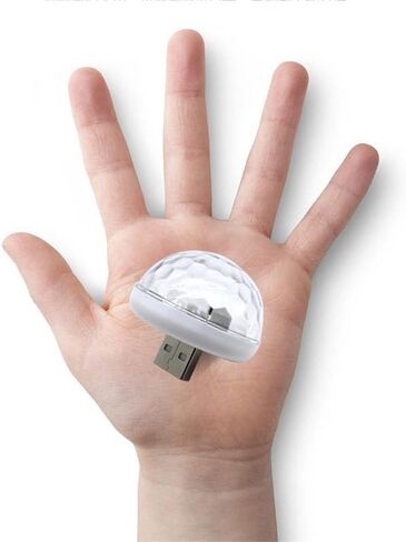متعدد الألوان USB LED سيارة الإضاءة الداخلية مصباح مصباح لتهيئة الجو مصابيح النيون مستشعر الصوت إضاءات دي جي in Saudi Arabia