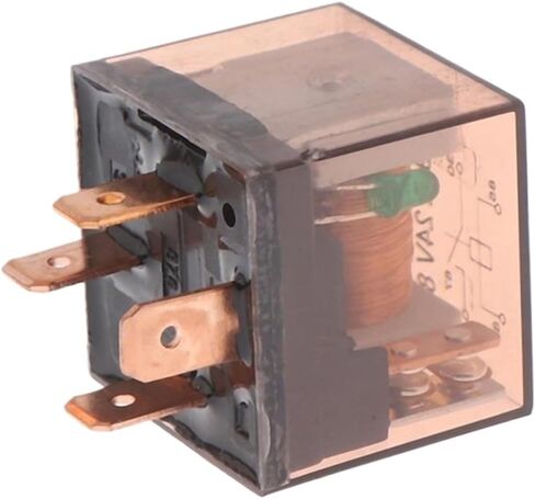 Waterproof Automotive Relay 12V/24V 80A 4Pin/5Pin SPDT Car Control Device Car Relays DC High Capacity Switching 1pc(12V 5PIN 80A) in Saudi Arabia
