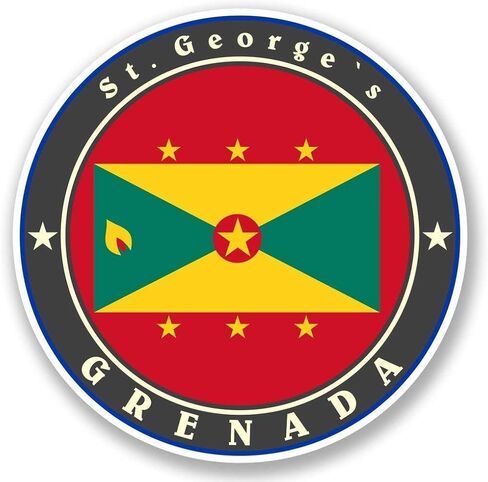 Grenada Round Metal 0.75" Lapel Pin Hat Shirt Pin Tie Tack Pinback in Saudi Arabia