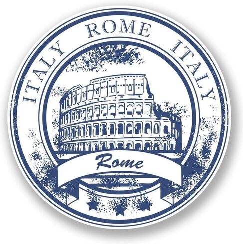 Italy Rome Round Metal 0.75" Lapel Pin Hat Shirt Pin Tie Tack Pinback in Saudi Arabia