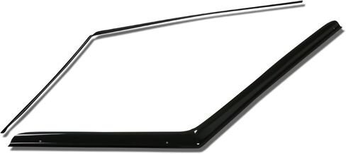 DNA MOTORING WVS-T2-0197 Vent Window Visor Deflector Rain/Sun Guard, Dark Smoke, 2 Piece in Saudi Arabia