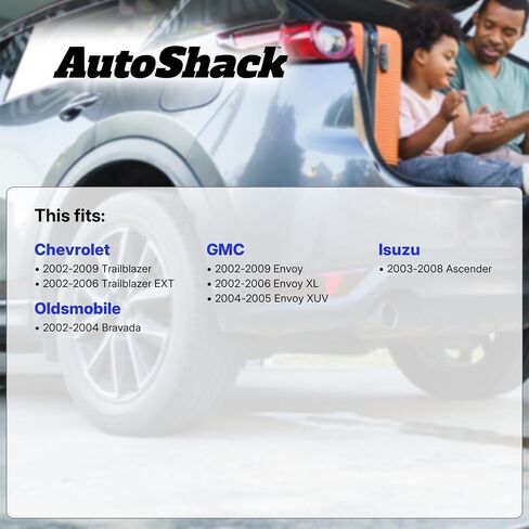 AutoShack Front Complete Strut & Coil Spring Assembly with Rear Shock Absorbers Set for GMC Envoy 2002-2009 Chevrolet Trailblazer | Full-vehicle Suspension System Replacement Kit CSS121-243PR in Saudi Arabia