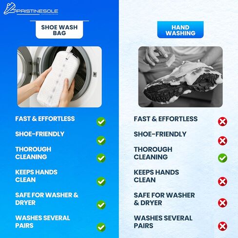 Shoe Washing Machine Bag – 2 Pack Sneaker Laundry Bags for Washer & Dryer – Durable Mesh Shoe Cleaning Bag with Zipper for Sneakers, Tennis Shoes & Delicates – Creamy White in Saudi Arabia