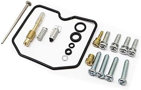 SecosAutoparts 2 قطعة طقم تصليح المكربن ​​Carb متوافق مع كاواساكي نينجا 250R EX250F 1988-2007 استبدال #7261644-1 in Kuwait