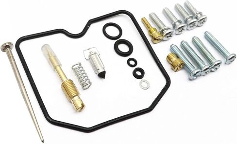 SecosAutoparts 2 قطعة طقم تصليح المكربن ​​Carb متوافق مع كاواساكي نينجا 250R EX250F 1988-2007 استبدال #7261644-1 in Kuwait