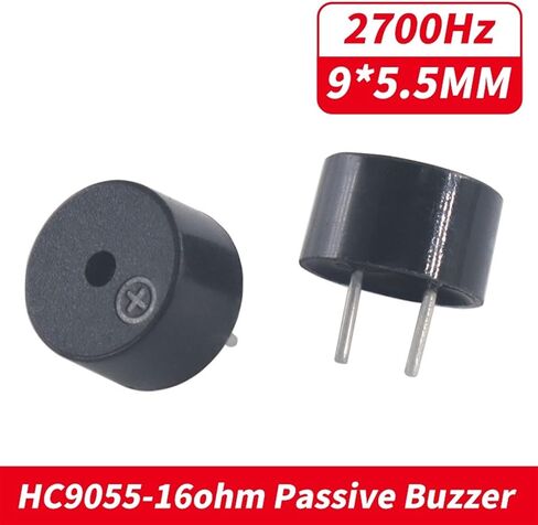 10pcs Passive Buzzer 9055 AC 1.5V 3.3V 5V Diameter 9 * 5.5mm 5.5Ω 16Ω 42Ω Mini Electromagnetic Buzzers(5.5ohms) in Saudi Arabia