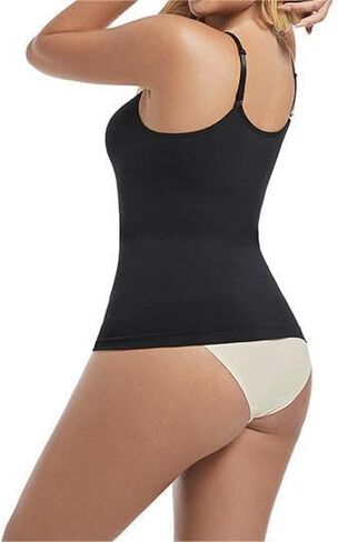 Women Plus Size Shapewear Tank Top Compression Tank Tummy Control Scoop Neck Camisole Tops Seamless Cami Tops in Kuwait