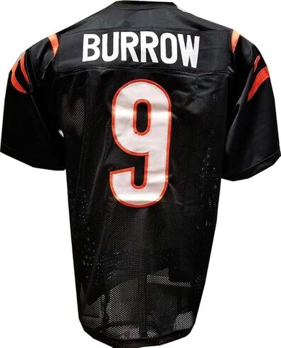 Custom Stitched Joe Burrow Adult Black Jersey Size Adult Small in Saudi Arabia