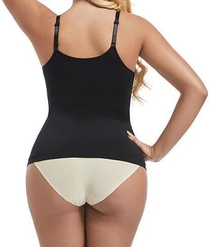 Women Plus Size Shapewear Tank Top Compression Tank Tummy Control Scoop Neck Camisole Tops Seamless Cami Tops in Kuwait