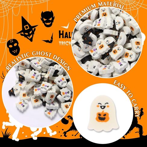 200 Pieces Halloween Pumpkin Erasers Mini Pumpkin Erasers Small Pencil Erasers Latex-Free Soft Erasers Pencil Erasers for Classroom Rewards, Halloween Party Favors, Halloween Goody Bag Filler in Kuwait