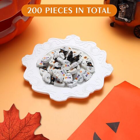 200 Pieces Halloween Pumpkin Erasers Mini Pumpkin Erasers Small Pencil Erasers Latex-Free Soft Erasers Pencil Erasers for Classroom Rewards, Halloween Party Favors, Halloween Goody Bag Filler in Kuwait