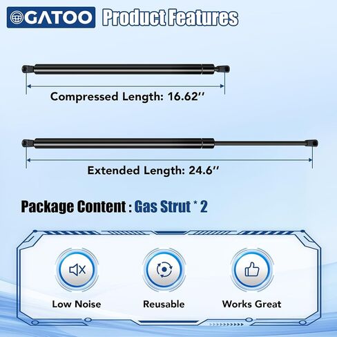 Rear Hatch Lift Support Shocks Struts Compatible with Honda CRV CR-V 2007 2008 2009 2010 2011 Tailgate Liftgate Trunk Gas Springs, Replace 6179, SG226024,74820SWAA01,74820SWAA012 in Saudi Arabia