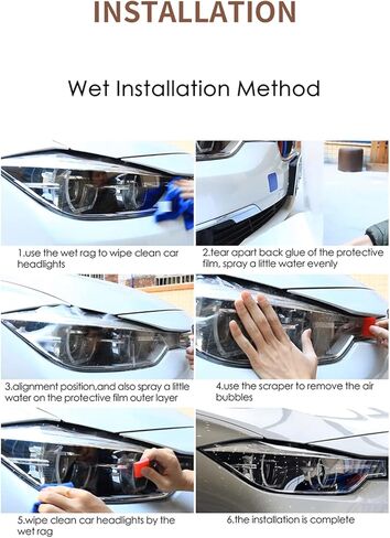 طبقة حماية لمصباح السيارة الأمامي لسيارة Subaru WRX VA STI 2001-2011، ملصق فينيل شفاف من مادة TPU بلون أسود مدخن، أسود مدخن in Saudi Arabia