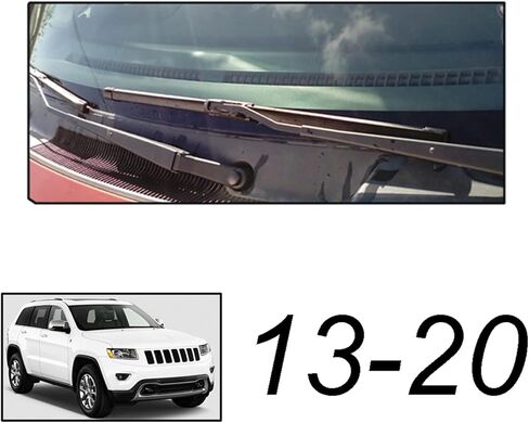 شفرات ممسحة أمامية وخلفية للسيارة، فرش نافذة الزجاج الأمامي، لسيارة جيب جراند شيروكي WK2 2013-2020 in Kuwait