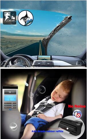 شفرات ممسحة أمامية وخلفية للسيارة، فرش نافذة الزجاج الأمامي، لسيارة جيب جراند شيروكي WK2 2013-2020 in Kuwait