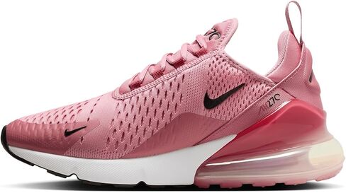 Nike Womens Air Max 270 Sneakers, White/White/Black/Green Shock, Size 6 in Saudi Arabia