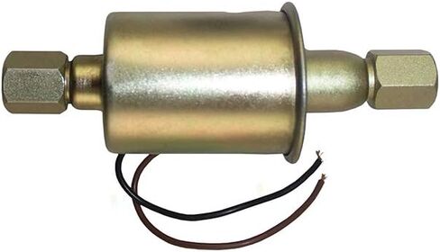 Brock Replacement Universal 12 Volt Electric Fuel Pump w/Installation Kit Inline Type 5-9 PSI 3/8 Inlet & Outlet Compatible with Carbureted Models E8090 SP1141 in Saudi Arabia