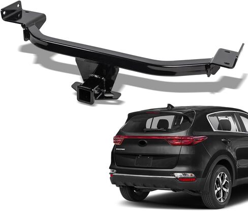 7422443158118 Compatible with 2017-2022 Sportage Class 3 III Black 2" Receiver Trailer Hitch in Saudi Arabia