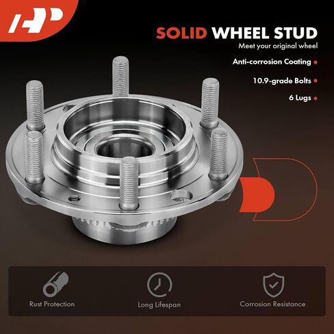 A-Premium Rear Wheel Bearing and Hub Assembly with 6-Lug Compatible with Kia Sedona 2006-2012/2014 & Hyundai Entourage 2007-2009 in Saudi Arabia