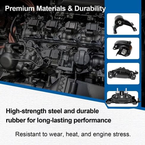 AUCERAMIC Engine Motor Mount Set Fit for 2011-2016 Chrysler Town & Country 2011-2019 Dodge Grand Caravan 2012-2015 Ram C/V 2011-2014 VW Routan V6 3.6L Replace# A5665, A5480, A5589, A5577 in Saudi Arabia