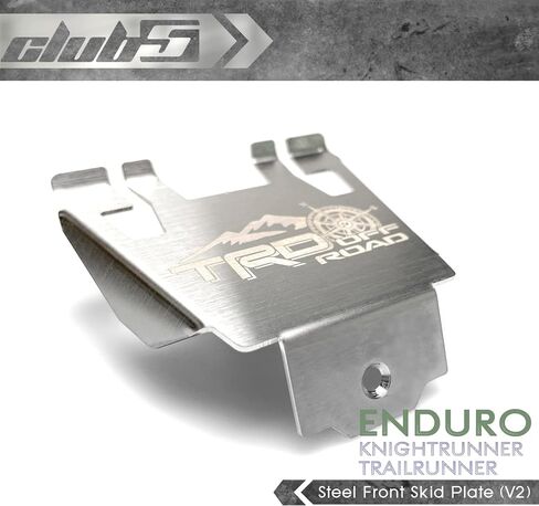 لوحة انزلاقية أمامية من الفولاذ من Club 5 Racing لـ Element RC IFS / Trailrunner / Knightrunner، C-ELM-099 in Saudi Arabia
