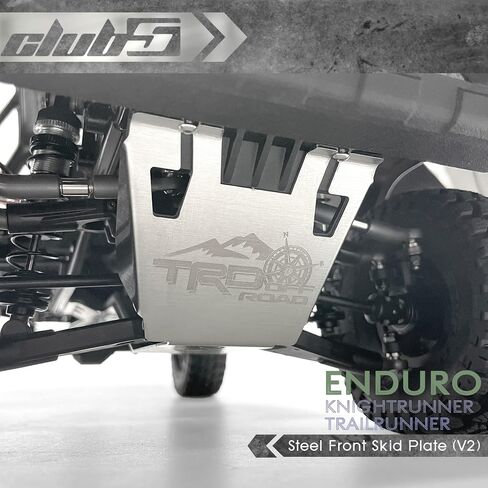 لوحة انزلاقية أمامية من الفولاذ من Club 5 Racing لـ Element RC IFS / Trailrunner / Knightrunner، C-ELM-099 in Saudi Arabia
