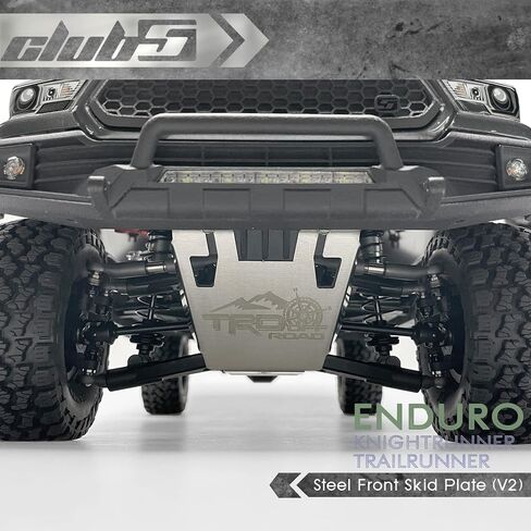 لوحة انزلاقية أمامية من الفولاذ من Club 5 Racing لـ Element RC IFS / Trailrunner / Knightrunner، C-ELM-099 in Saudi Arabia
