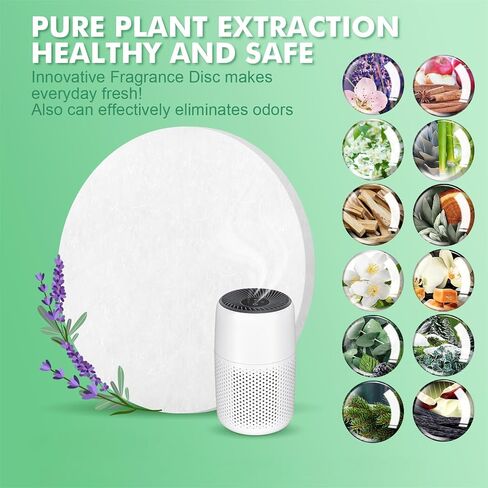 12 Flavors 24 Pcs Air Purifier Scented Pads Replacement Fragrance Disc Compatible with LEVOIT Core Mini/LV-H128 Air Purifier Aroma Fragrance Scent Disc in Saudi Arabia