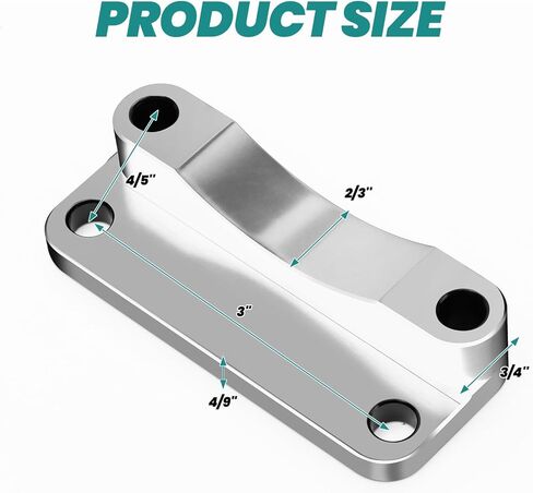 21" Front Fender Riser Lift Bracket Relocator Kit, 20mm Front Fender Spacer 3" Hole Center Fit for Harley Touring 1993-2013 Electra Glide Road Glide Road King Street Glide Ultra Glide in Kuwait