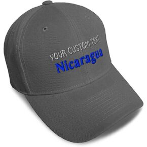 Speedy Pros Baseball Caps for Men & Women Embroidered Nicaragua Ladies & Men Baseball Hats Acrylic in Saudi Arabia