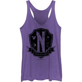 قميص بدون أكمام للسيدات من Fifth Sun Wednesday Nevermore Emblem بتصميم Racerback in Kuwait