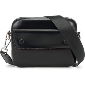 حقائب كروس من الجلد الطبيعي للنساء، محفظة صغيرة تمر بالجسم مع جيوب متعددة بسحاب، حقائب يد نسائية طويلة تمر بالجسم in Kuwait