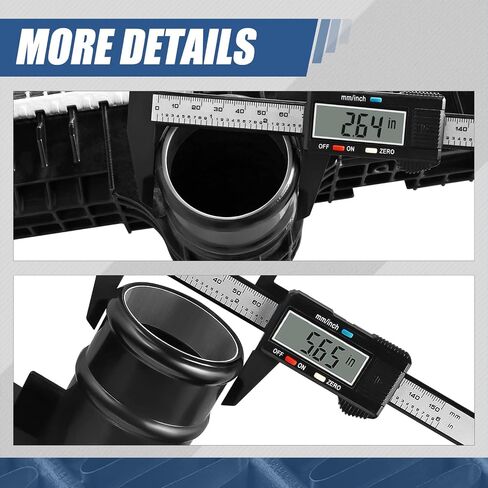 مشعاع Auto Dynasty متوافق مع 2008-2015 Kenworth T880 T800 W900 Peterbilt 367 357 567 365 335 شاحنة، مشعاع تبريد بصفين على طراز المصنع، قلب من الألومنيوم in Saudi Arabia