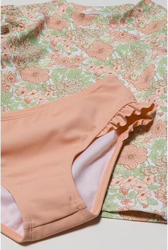 Janie and Jack Girls' Floral Rashguard Swim (Toddler/Little Big Kid) in Saudi Arabia