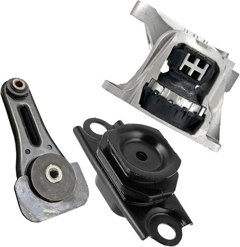 ADVANCE IGNITION Engine Motor and Automatic Transmission Mount Compatible with Nissan 17-22 Kicks Versa 1.6L Set 3PCS 10129 10130 10163 2017 2018 2019 2020 2021 2022 in Saudi Arabia
