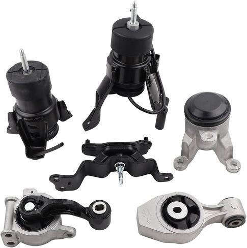 مجموعة تركيب محرك وناقل الحركة 6 قطع متوافقة مع 2015-2024 Nissan Murano، 2013-2020 Pathfinder، 2014-2020 Infiniti QX60، 2013 JX35، V6 3.5L، A7394 A7395 A4365HY A4373 A7383 A7386 in Saudi Arabia