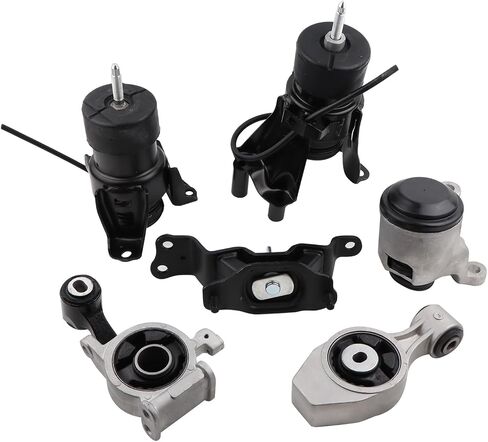 مجموعة تركيب محرك وناقل الحركة 6 قطع متوافقة مع 2015-2024 Nissan Murano، 2013-2020 Pathfinder، 2014-2020 Infiniti QX60، 2013 JX35، V6 3.5L، A7394 A7395 A4365HY A4373 A7383 A7386 in Saudi Arabia