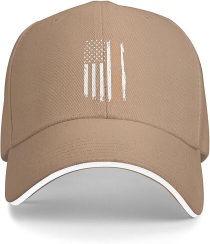 Postal Worker American Flag Baseball Hat Unisex Adjustable Classic Fashion Sandwich Baseball Cap Black in Kuwait