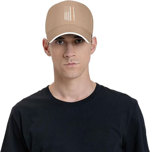 Postal Worker American Flag Baseball Hat Unisex Adjustable Classic Fashion Sandwich Baseball Cap Black in Kuwait