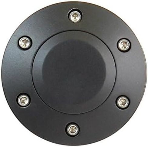 Polished 6-Hole Universal Fit Aluminum Horn Button for Aftermarket Steering Wheels in Kuwait