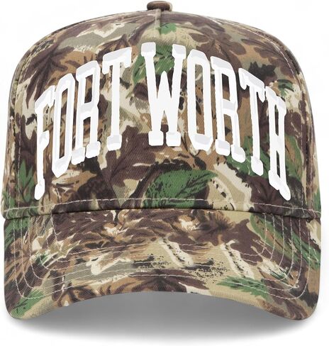 قبعة فورت وورث لسائقي الشاحنات العتيقة | تكساس تكساس | قبعة بيسبول سناب باك ممتازة قابلة للتعديل للرجال والنساء in Kuwait
