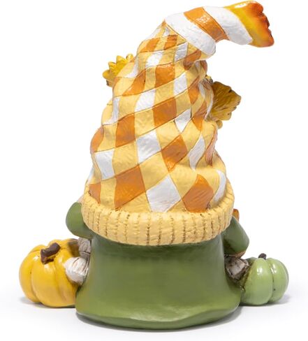 Hodao Fall Thanksgiving Pumpkin Gnome ديكورات يدوية سويدية Tomte Gnome Elf لهدايا ديكور الخريف - ديكور مركزي لحفلات عيد الشكر - هدية الخريف لطاولة العشاء وعرض المنزل (أصفر-2) in Kuwait
