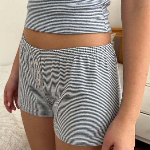 Womens 2 Piece Pajamas Sets Y2k Cute Sleeveless Cami Tops and Shorts Matching Lounge Set Sleepwear in Saudi Arabia