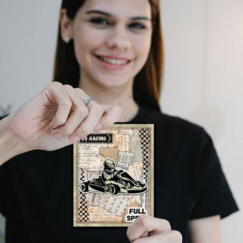 GLOBLELAND Retro Transportation Clear Stamps for DIY Scrapbooking Road Signs Car Motorcycle Silicone Clear Stamp Seals Transparent Stamps for Cards Making Journal Decor in Saudi Arabia