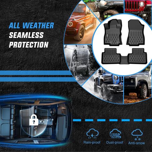 Nilight TPE Floor Mats for Subaru Forester 2019 2020 2021 2022 2023 2024,All Weather Custom Fit Heavy Duty Floor Liners in Saudi Arabia