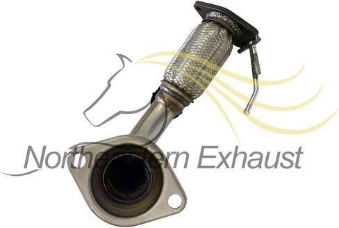 Northeastern Exhaust | Stainless Steel Exhaust Front Flex Pipe Compatible for Honda Accord 2003-2007 2.4L | Free Gaskets Included | Automotive Replacement Part in Saudi Arabia
